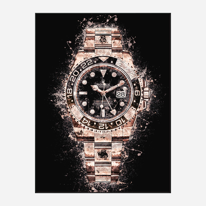 Rolex gmt pepsi outlet rose gold